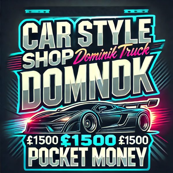 Sticker "£1500 POCKET MONEY" by Dominik Truck