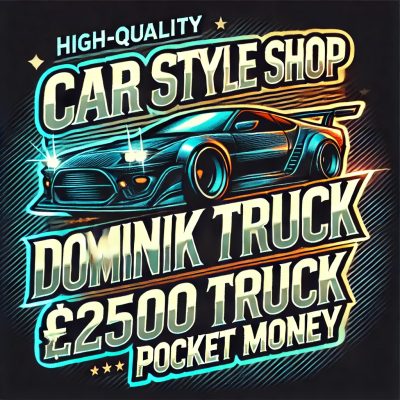 Sticker “£2500 POCKET MONEY” by Dominik Truck